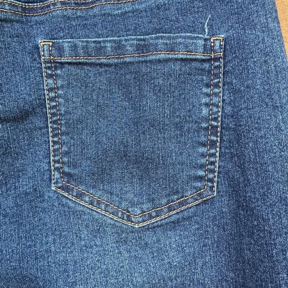 Bcc Jeans Womens Mid-Rise Stretch Denim Straight-Leg Size 10R Blue - Picture 13 of 13
